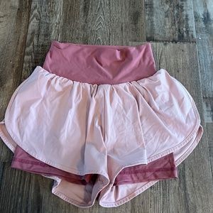 Zyia Mauve/Pink Shorts with Liner